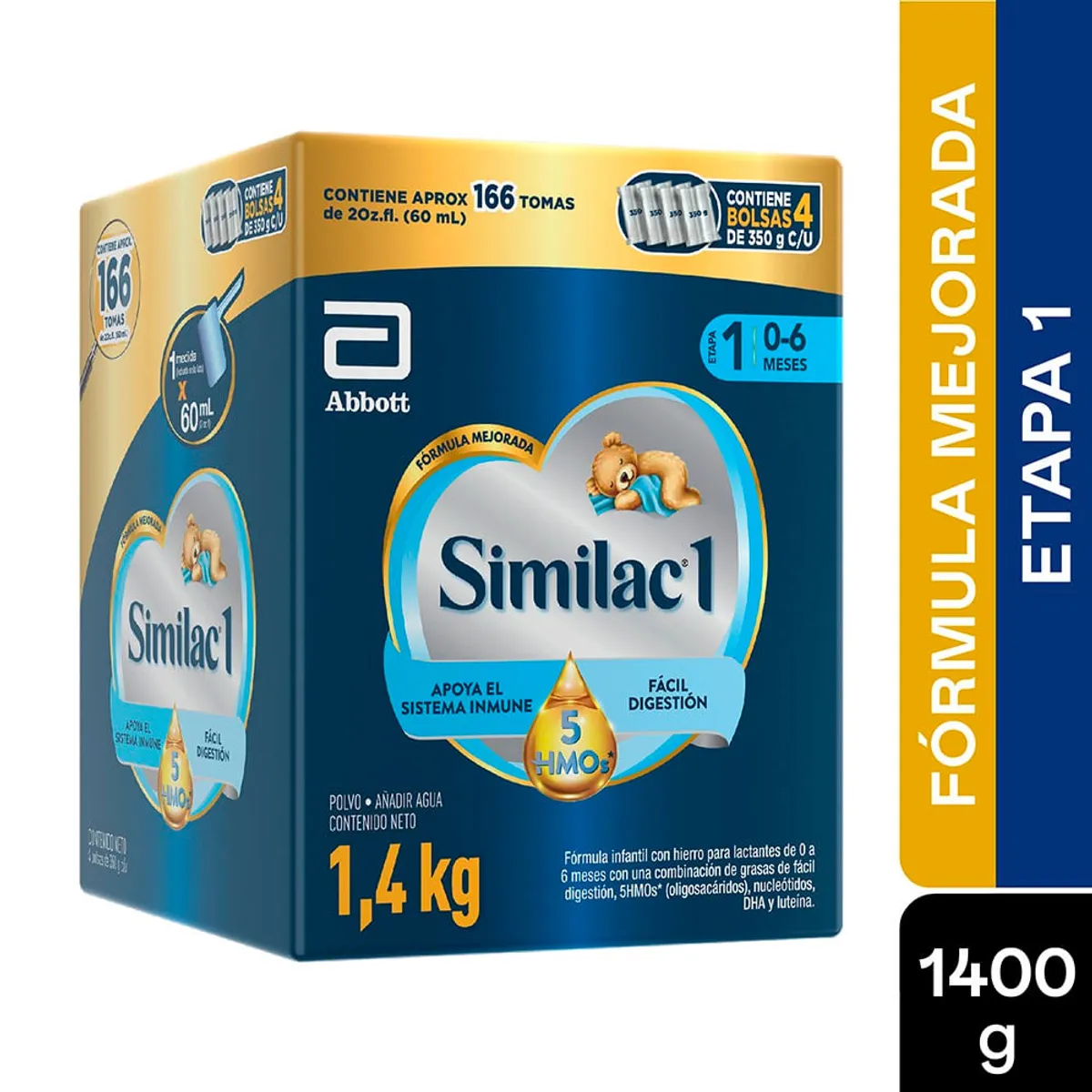 SIMILAC - Formula Infantil Similac 1 5 Hmos Etapa 1 0-6m X 1400g