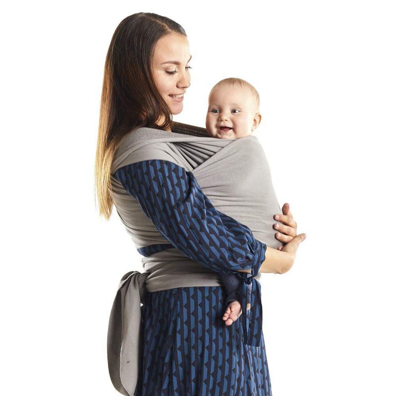 JON DI GROUP SAS - Fular Elástico JonDi Cargador Canguro Para Bebé 0-6 M Gris C