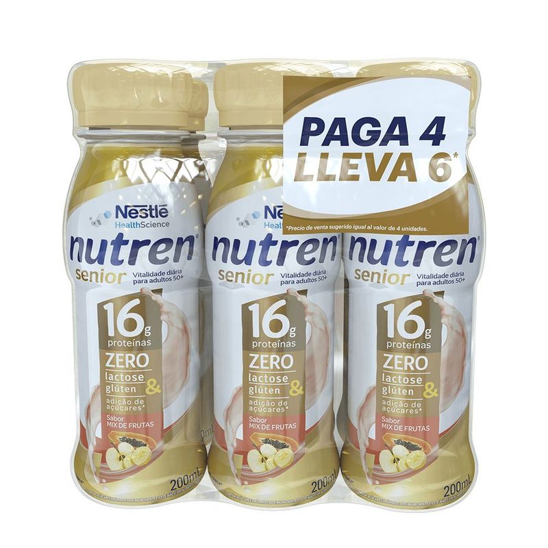 GENERICO - Oferta Nutren Senior Mix Frutas 200ml Pague 4 Lleve 6