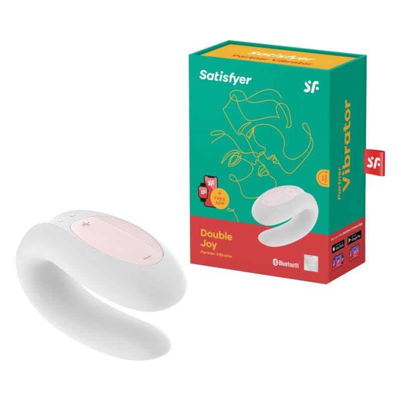 SATISFYER - Vibrador Dual Joy Blanco Satisfyer