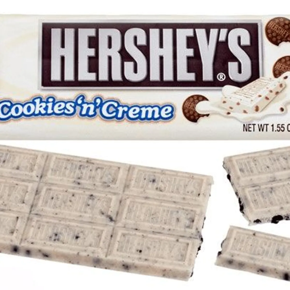 HERSHEYS - Chocolate Blanco Cookies N Creme X43Gr