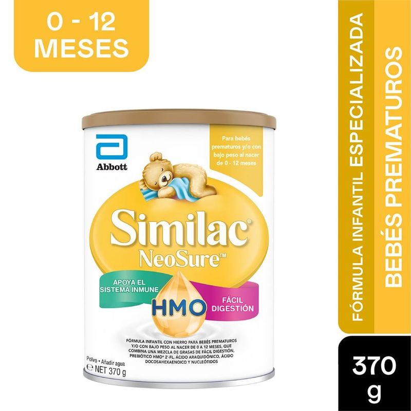 SIMILAC - FORMULA INFATIL SIMILAC NEOSURE 0-12MESES X 370G
