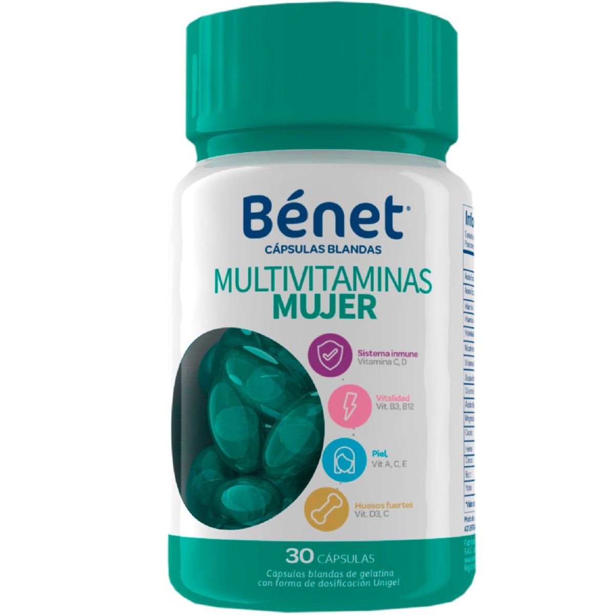 BENET - Multivitaminas Mujer Benet X 30 Capsulas