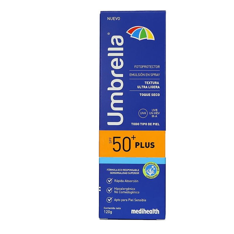 UMBRELLA - Protector Solar Umbrella Plus Fps50 Frasco X 120Grs