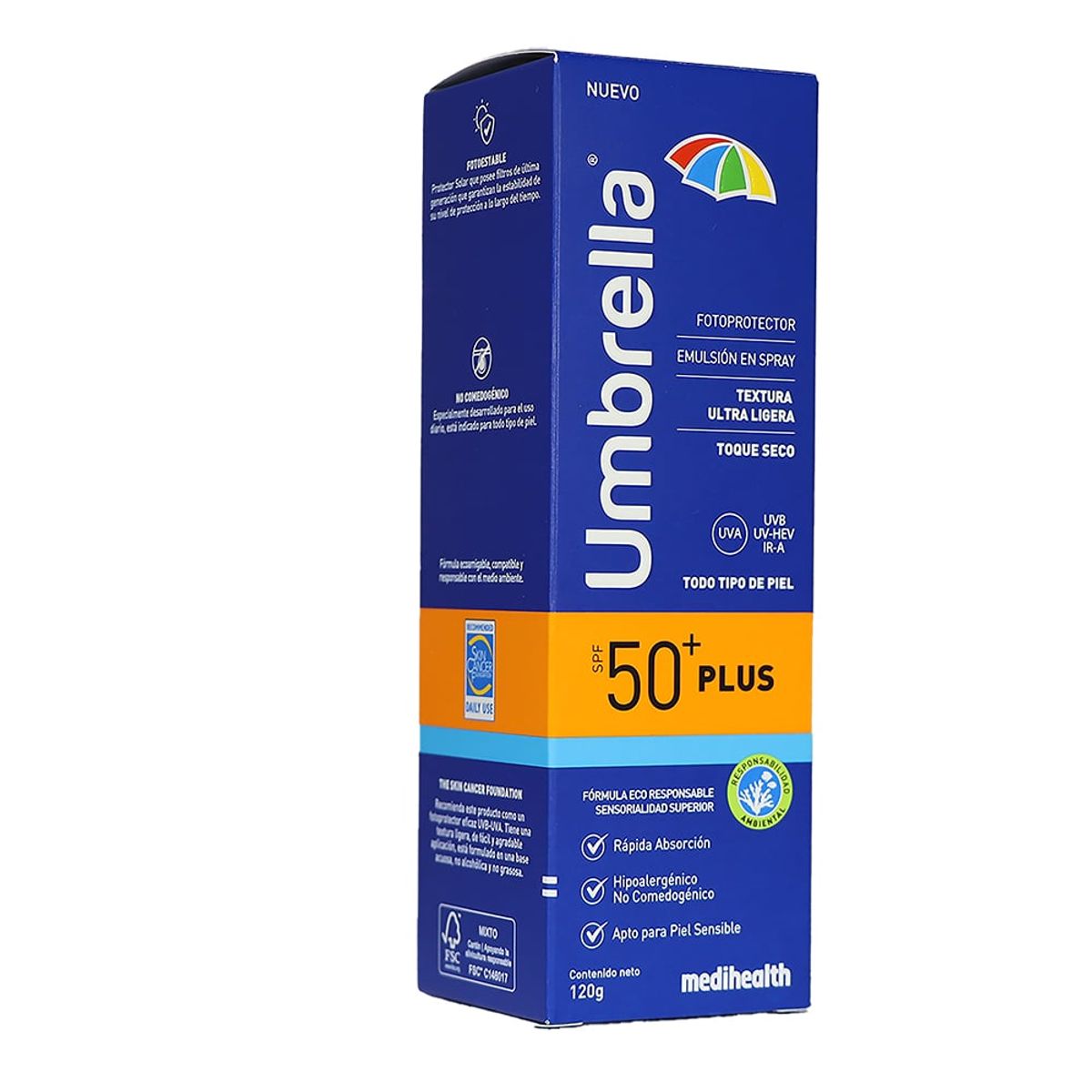 UMBRELLA - Protector Solar Umbrella Plus Fps50 Frasco X 120Grs