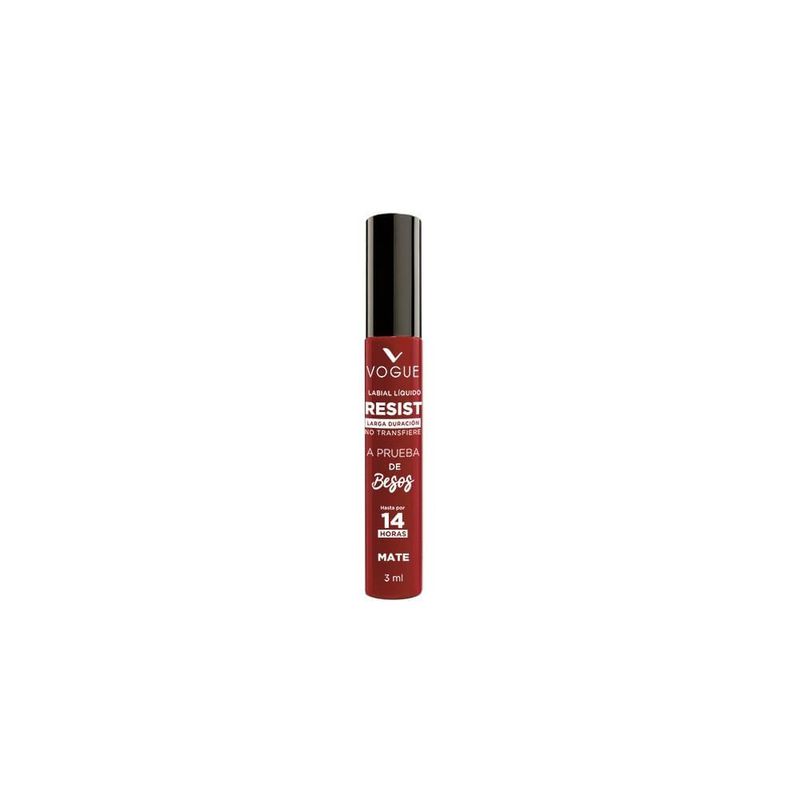 VOGUE - Labial Liquido Mate Vogue Resist Invencible X 3Ml
