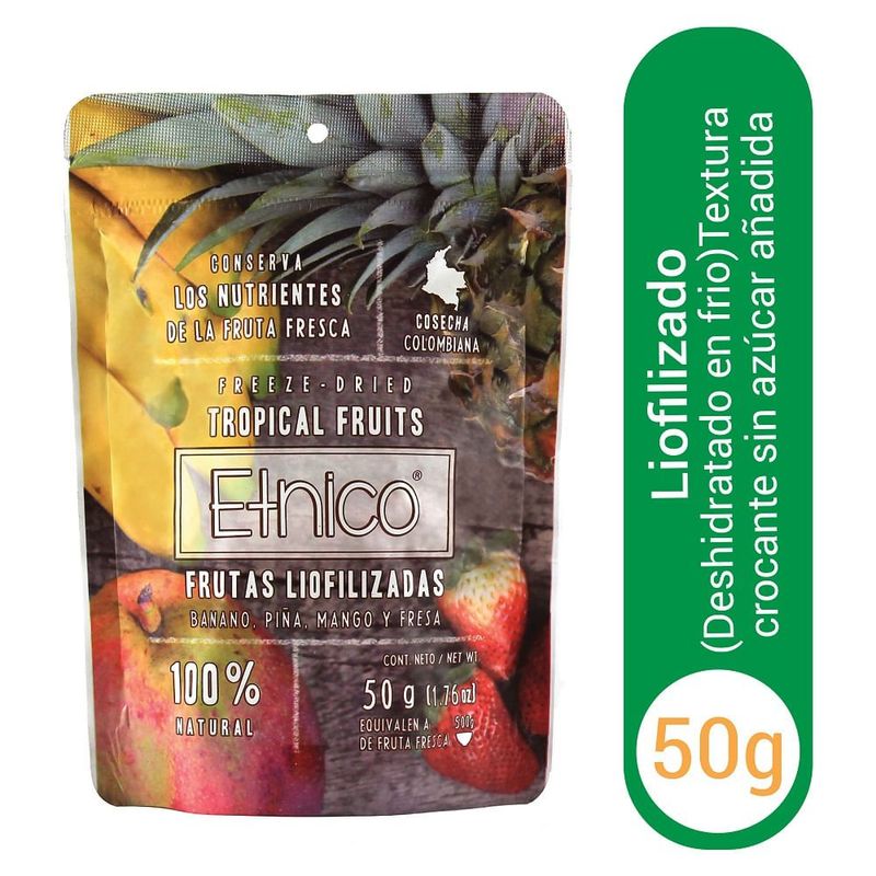 GENERICO - Fruta Deshidratada Etnico Tropical X 50G