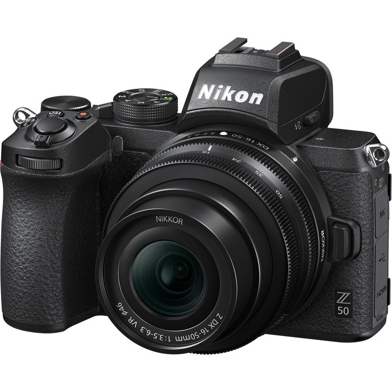 NIKON - Nikon Z50 Mirrorless con Lente 16-50mm  Memoria  Bolso