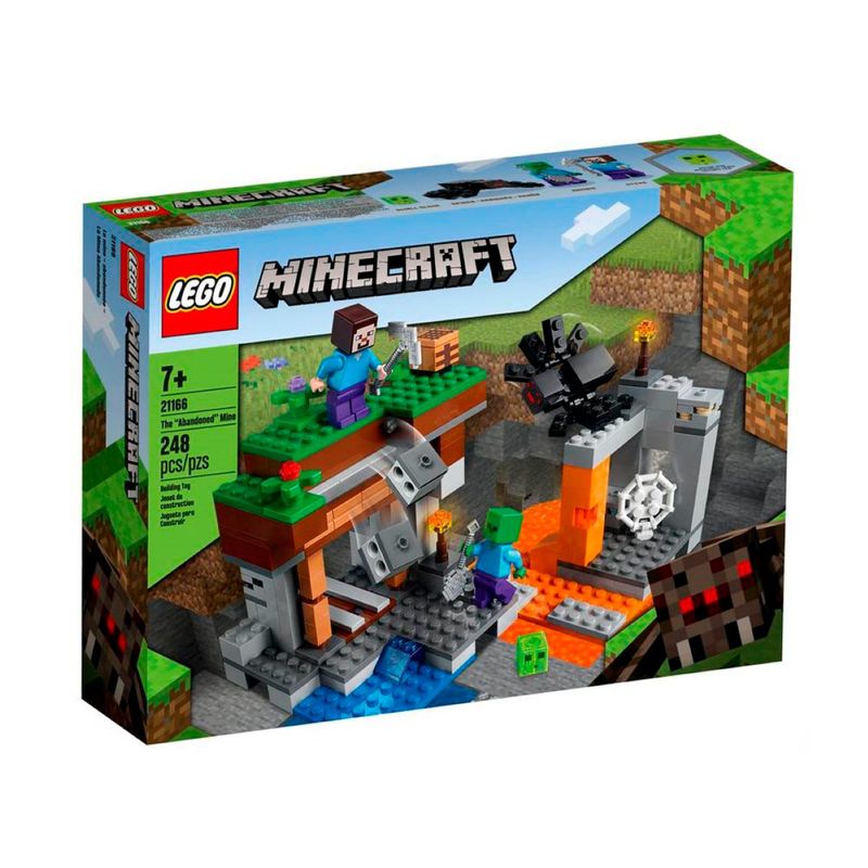 LEGO - Set de Lego MINECRAFT La Mina Abandonada por 248 Piezas para mayores 7 años