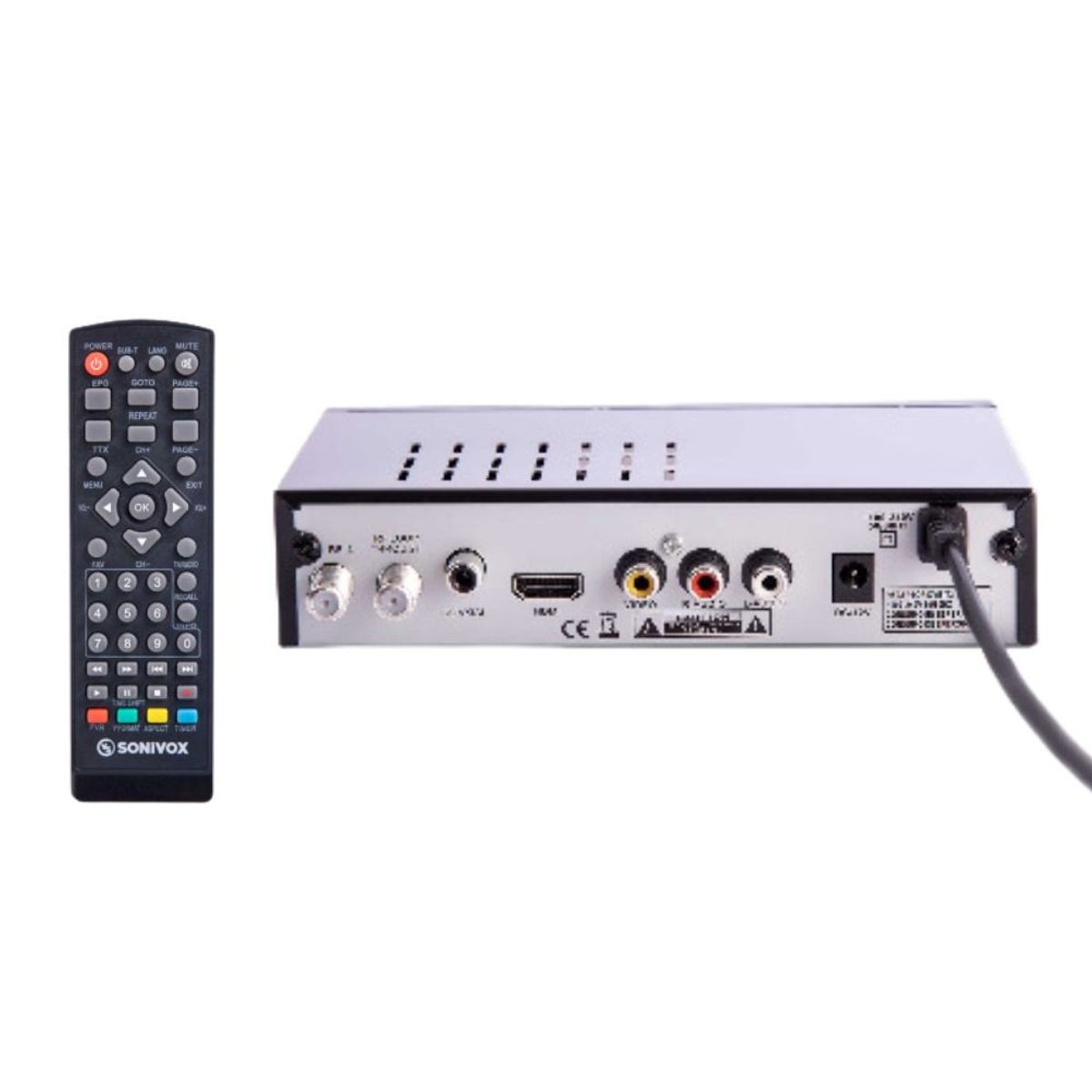 GENERICO - Decodificador Tdt Sonivox Tv Digital Terrestre Hdmi Y Rca