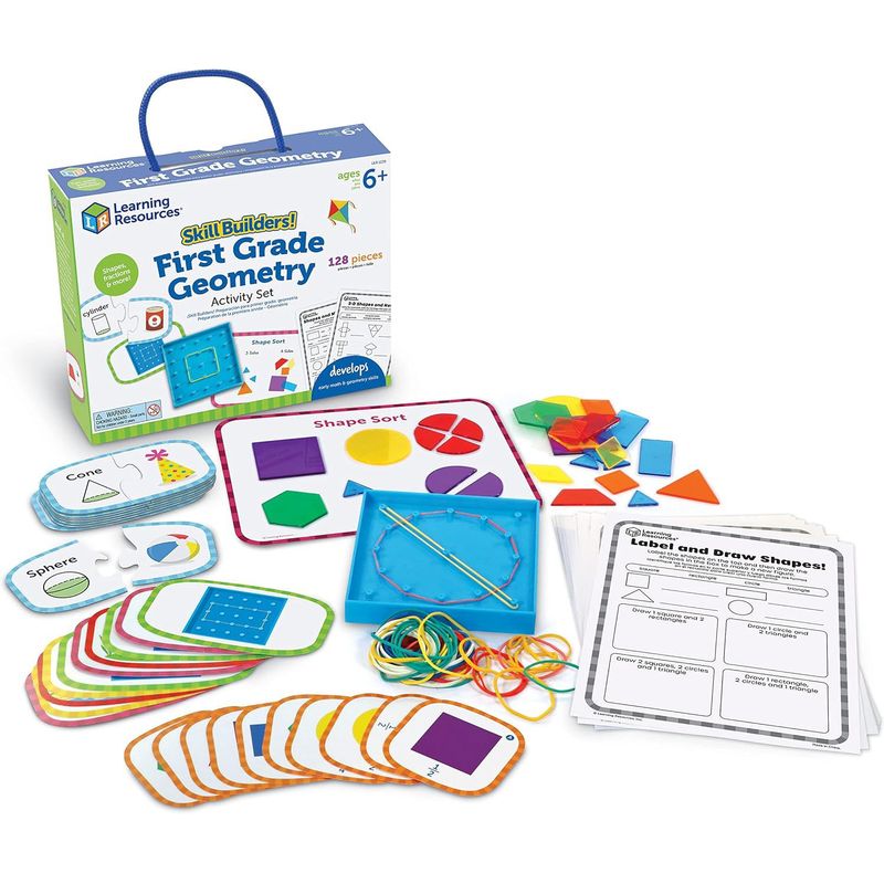 LEARNING RESOURCES - Juego Didáctico Geometría Con Geoplano Niños Niñas
