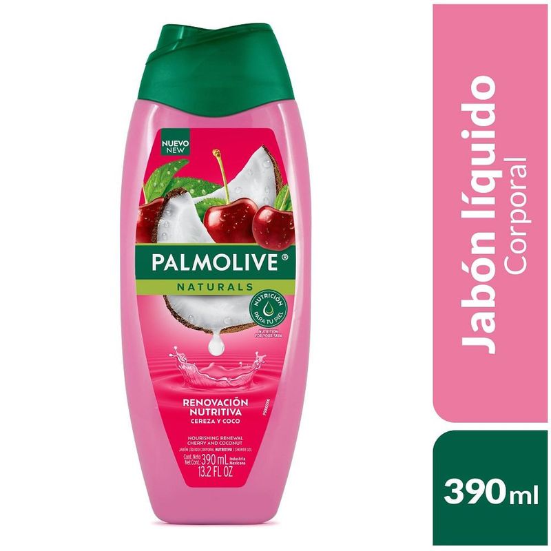 PALMOLIVE - Jabon Liquido Palmolive Cereza Y Coco X 390ml.---