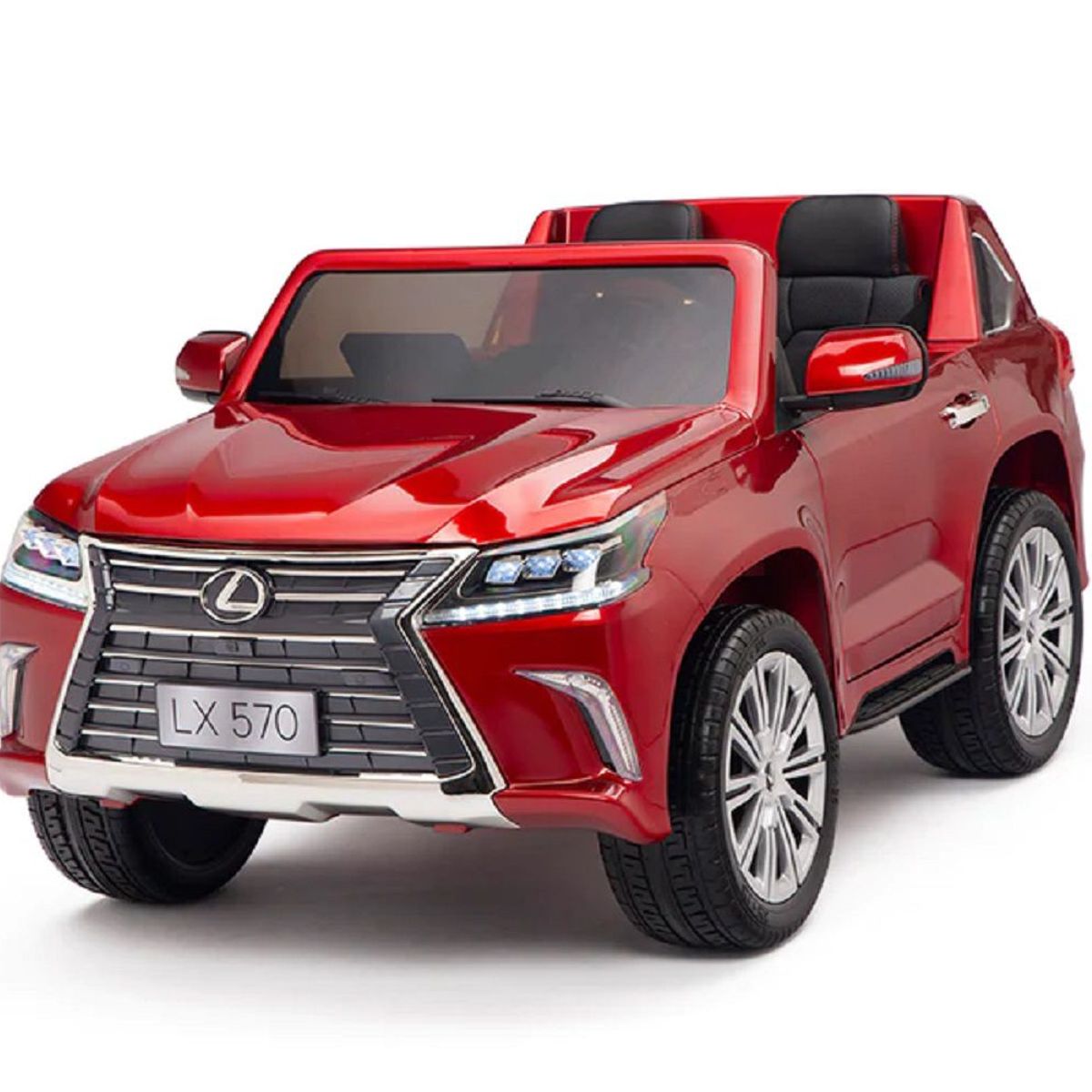 TOYOTA - Carro Eléctrico Niños Campero Paseador Montable 2 Sillas Lexus