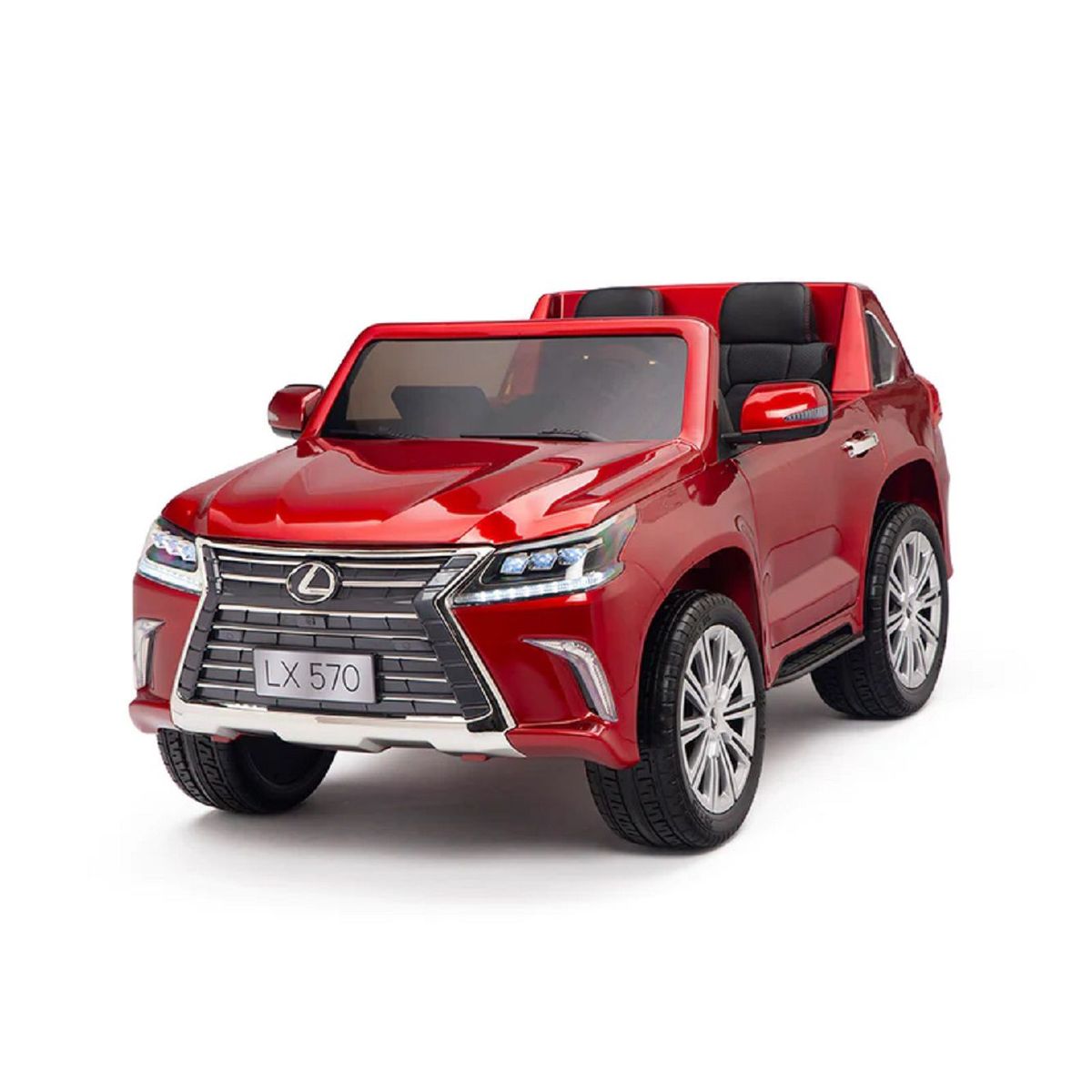 TOYOTA - Carro Eléctrico Niños Campero Paseador Montable 2 Sillas Lexus