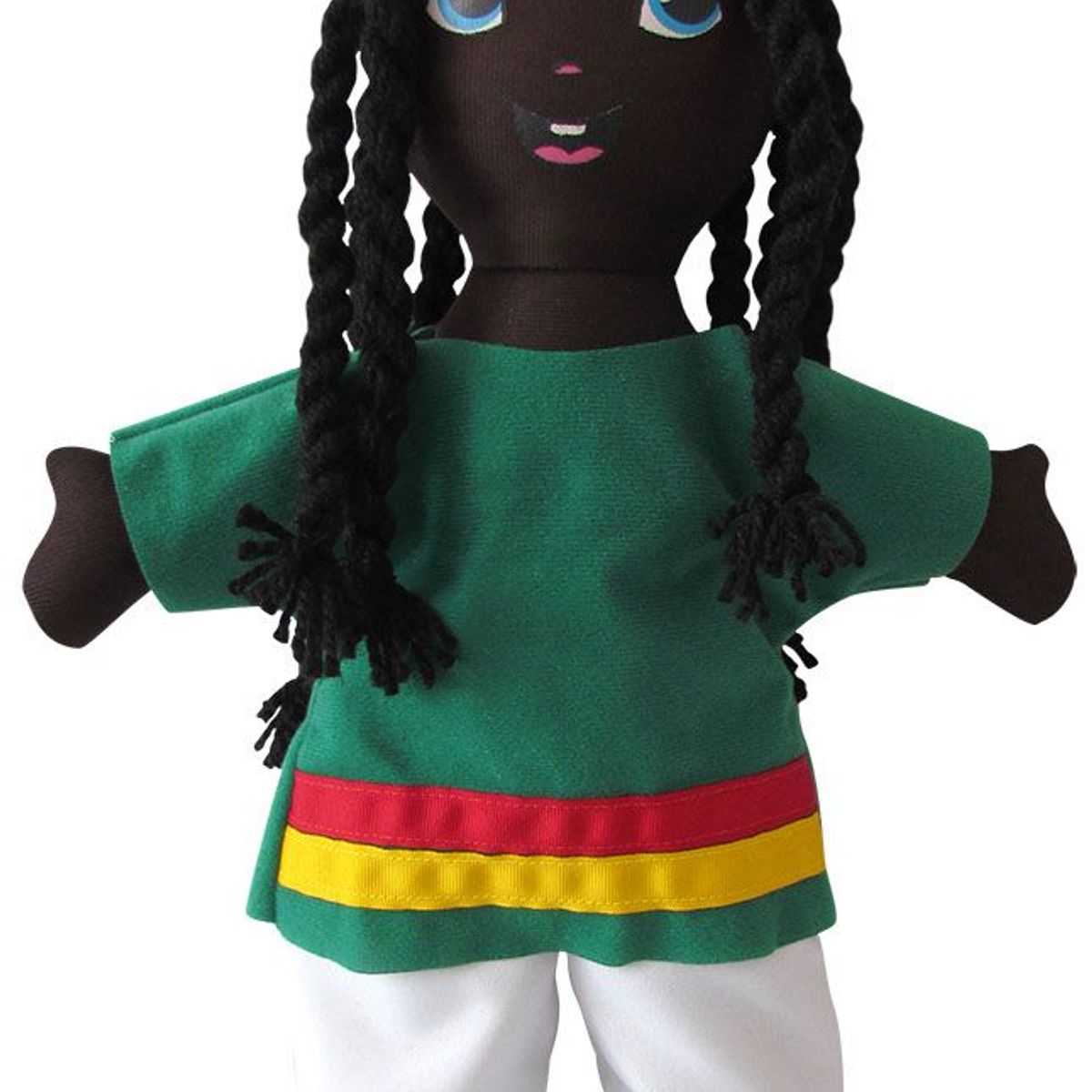 CELMAX - Muñeca de trapo cultura Raizal-Rasta para niños