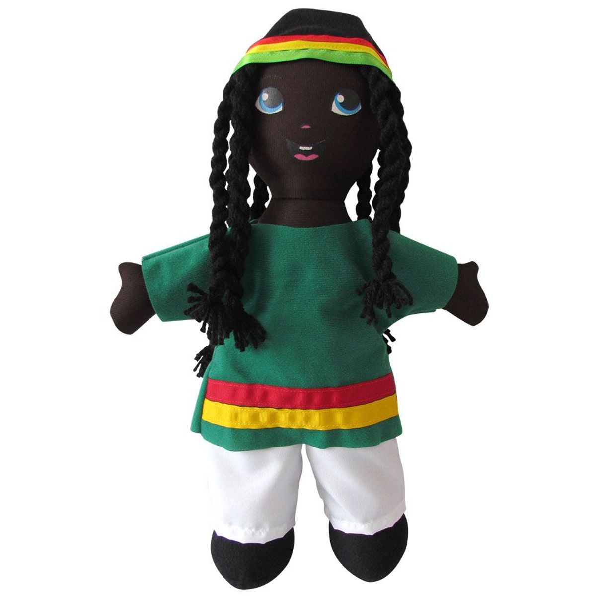 CELMAX - Muñeca de trapo cultura Raizal-Rasta para niños