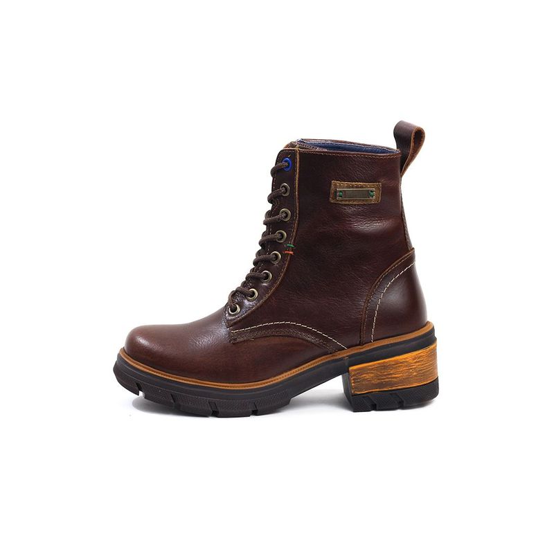 INCO - Bota Cuero Café Mujer INCO Lía.