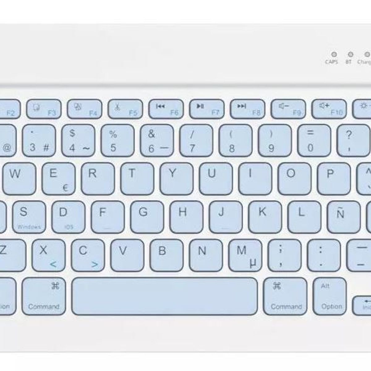 SHEN HUANG - Mini Teclado Bluetooth Recargable Para Tablet Pc Tv Celular