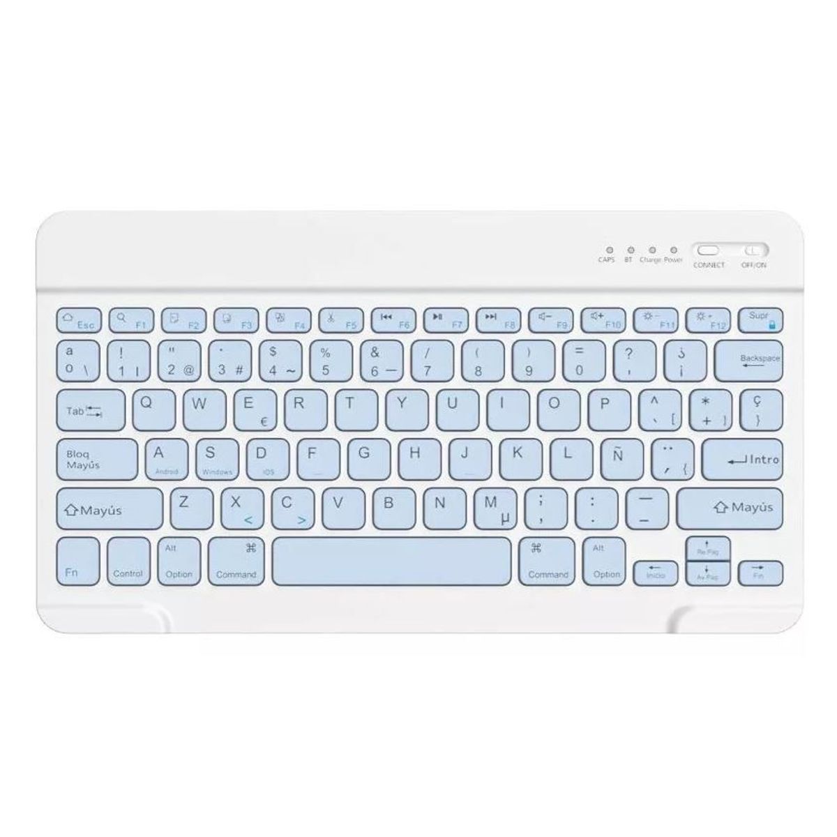 SHEN HUANG - Mini Teclado Bluetooth Recargable Para Tablet Pc Tv Celular