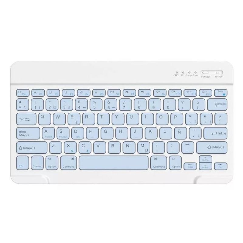 SHEN HUANG - Mini Teclado Bluetooth Recargable Para Tablet Pc Tv Celular