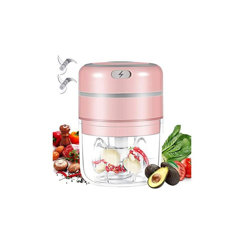 DANKI - Mini Picador Recargable Rosado Rebanador 25ml JS02