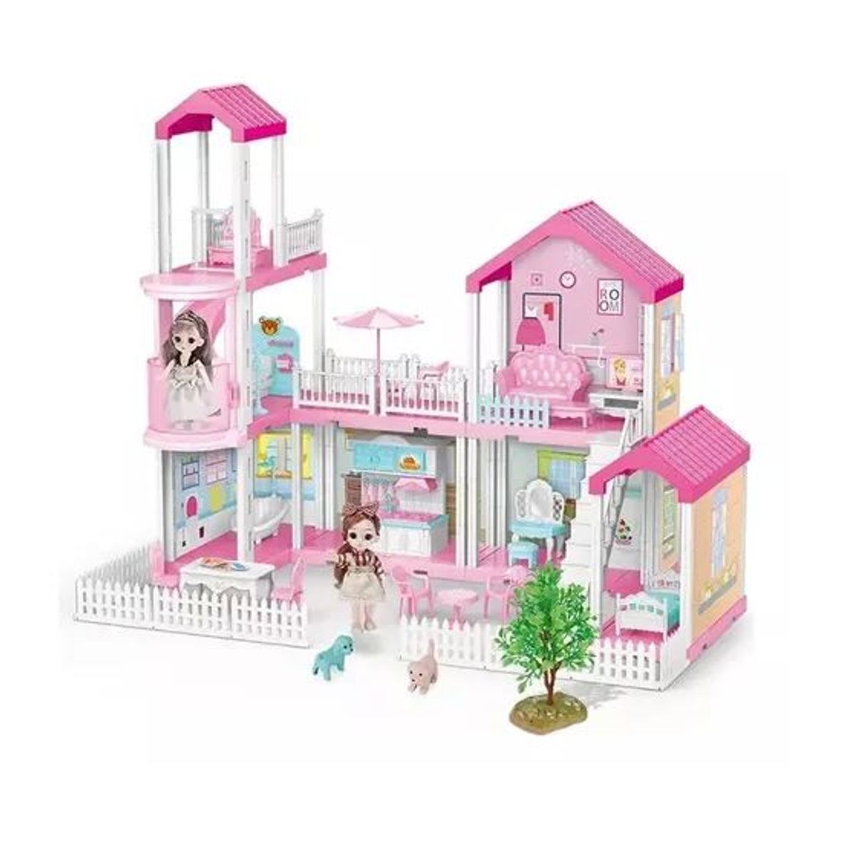 KIDSHOP - Casa De Muñecas Infantil Cocina Y Comedor Sorpresas 1261