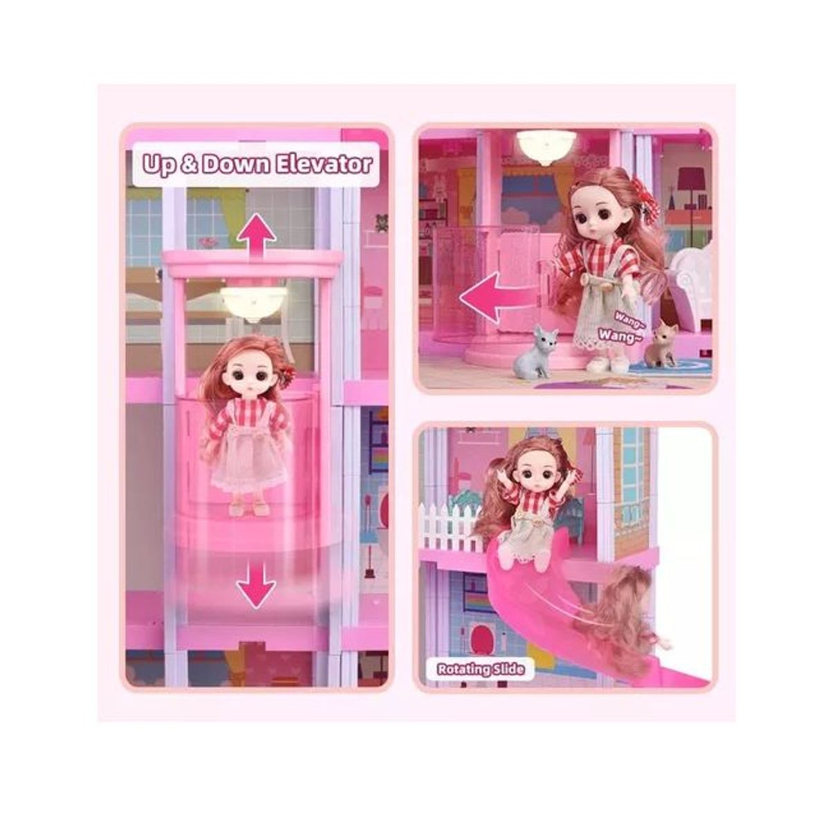 KIDSHOP - Casa De Muñecas Infantil Grande Cocina Y Comedor 1260