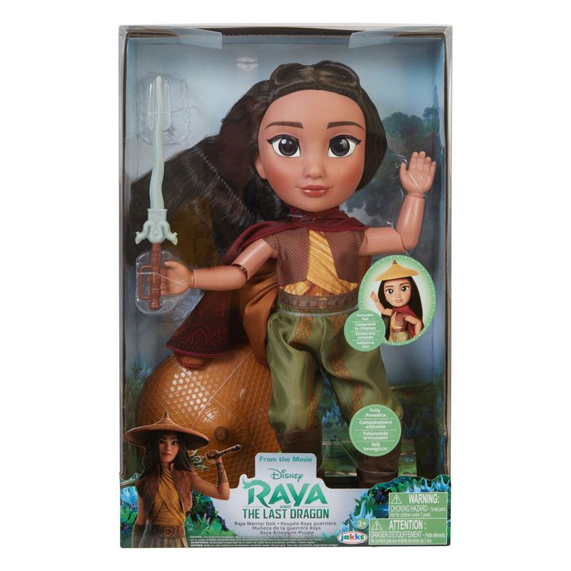 DISNEY PRINCESS - Muñeca Disney Raya Guerrera Articulada
