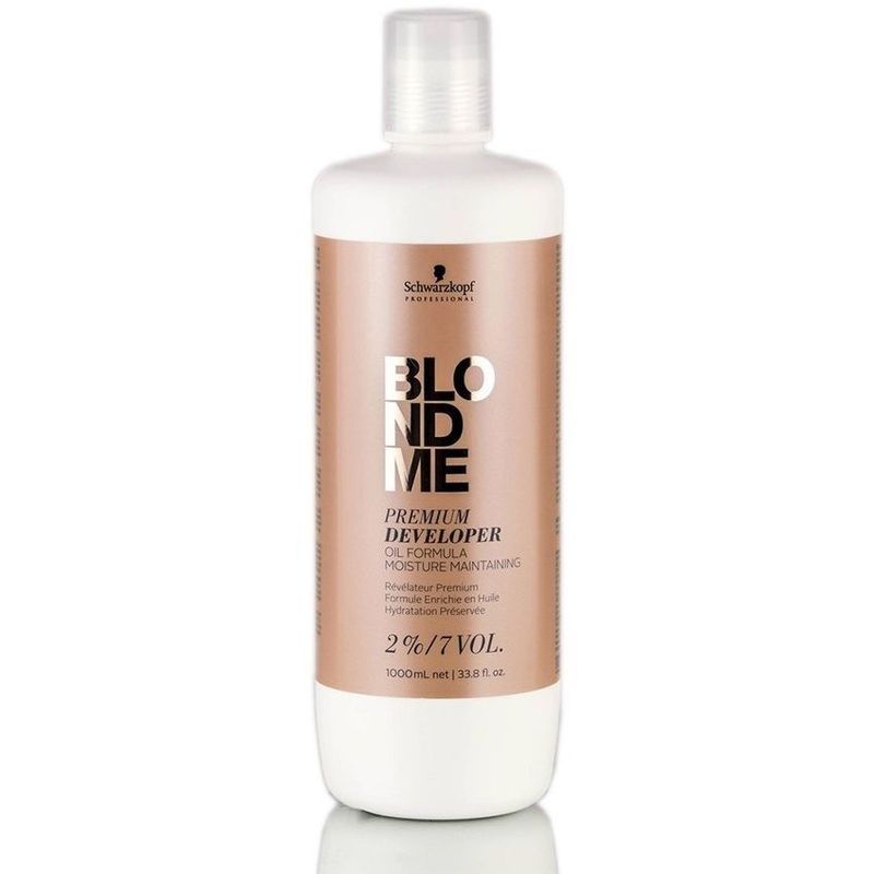 SCHWARZKOPF - POLVO DECOLORANTE BLONDME 450 GR + PEROXIDO 1L 2%/7VOL