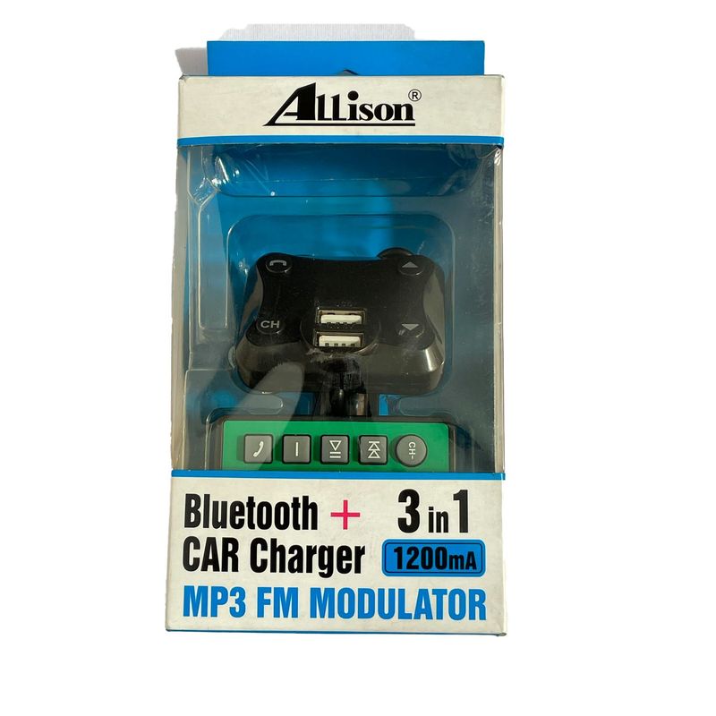 GENERICO - Car Mp3 3 En 1 Bt Fm Modulador Bluetooth