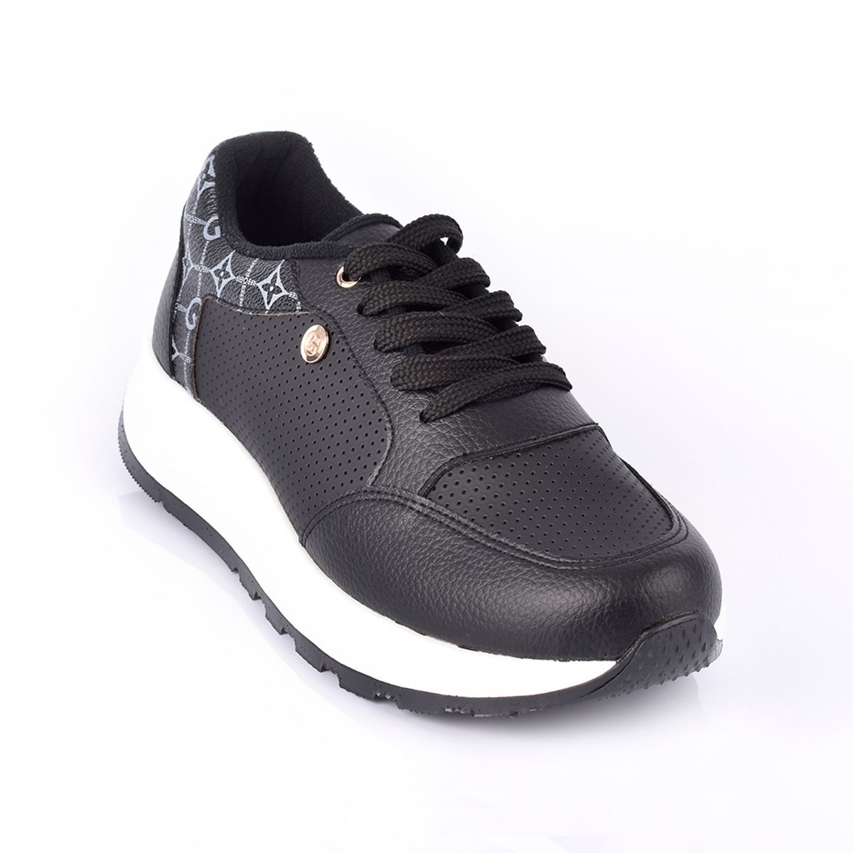 PRICE SHOES - Price Shoes Tenis Casual Mujer 282M451Negro