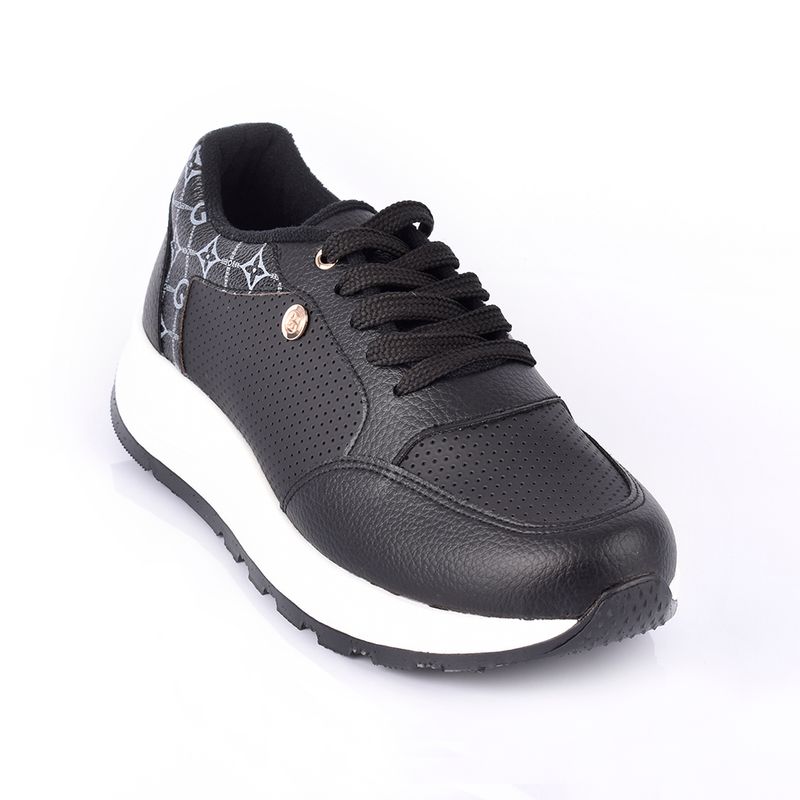 PRICE SHOES - Price Shoes Tenis Casual Mujer 282M451Negro