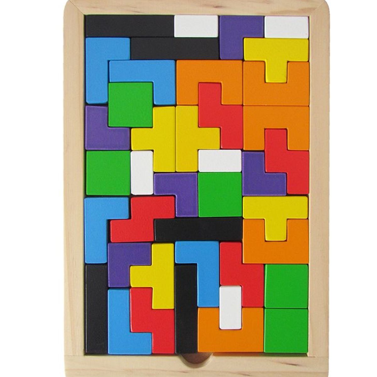 CELMAX - Juego de tetris en madera para niños