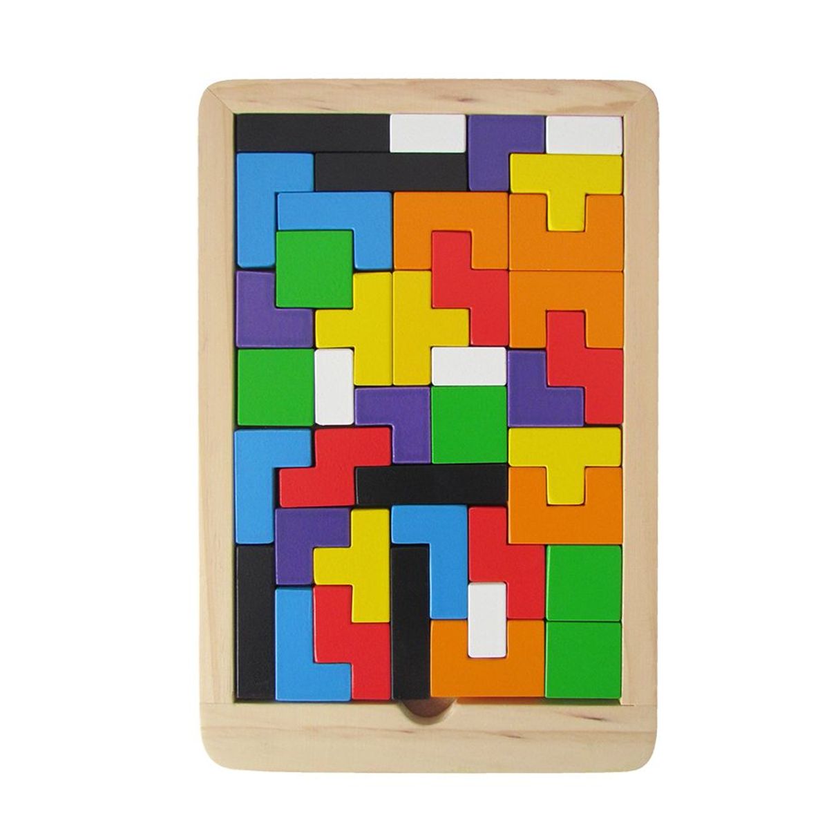 CELMAX - Juego de tetris en madera para niños