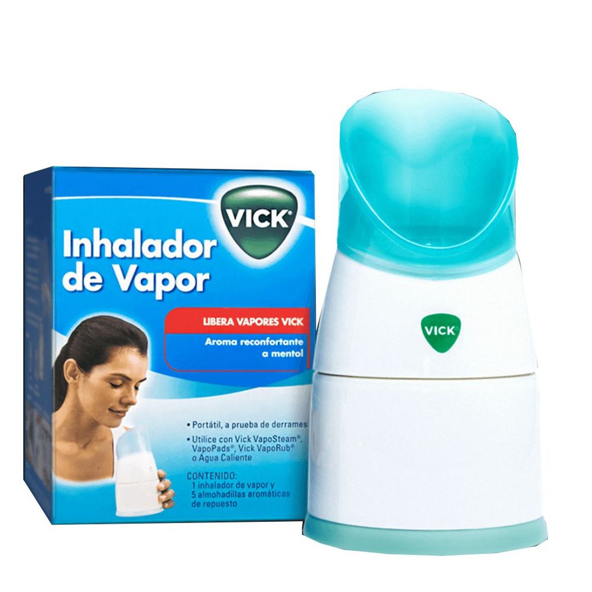VICKS - Inhalador de Vapor Portátil Vicks