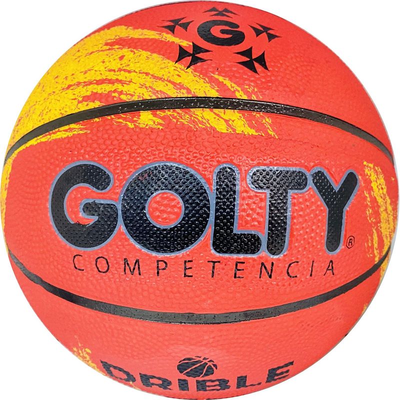 GOLTY - Balon De Baloncesto Golty Competencia Drible Caucho Rojo