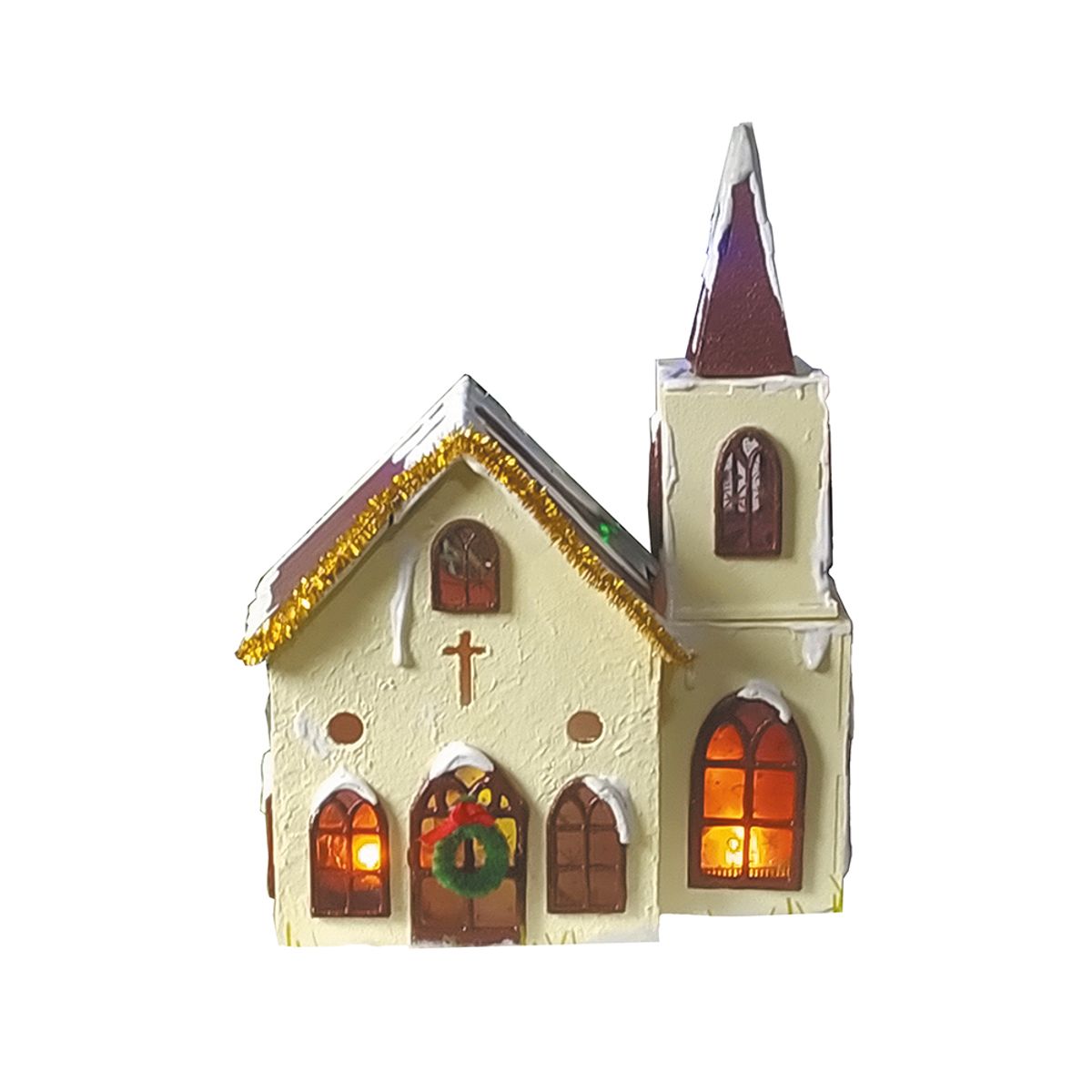 ADEQUAR - IGLESIA NAVIDEÑA ILUMINADA ref IND-15