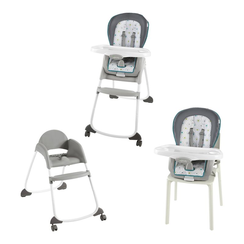 INGENUITY - Silla comedor bebé 3 en 1 azul-gris Ingenuity 12332-.