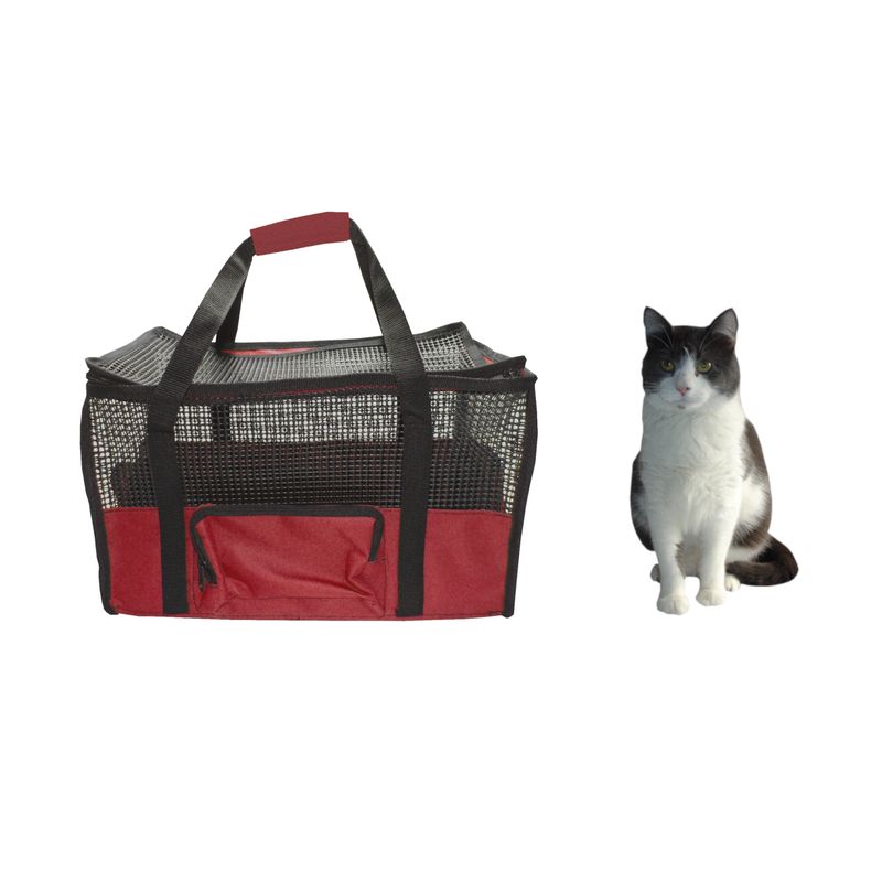 HALLY PET - Maleta Cargador Cabina Vinotinto