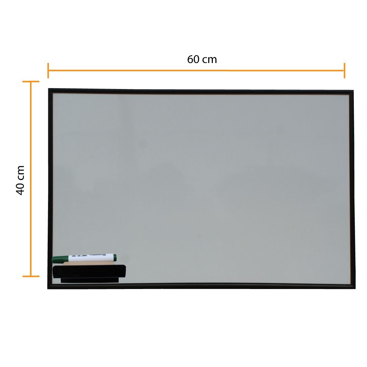 MAOS - Tablero Acrílico Borrable Liso Con Tripodeborrador 60cmx40cm