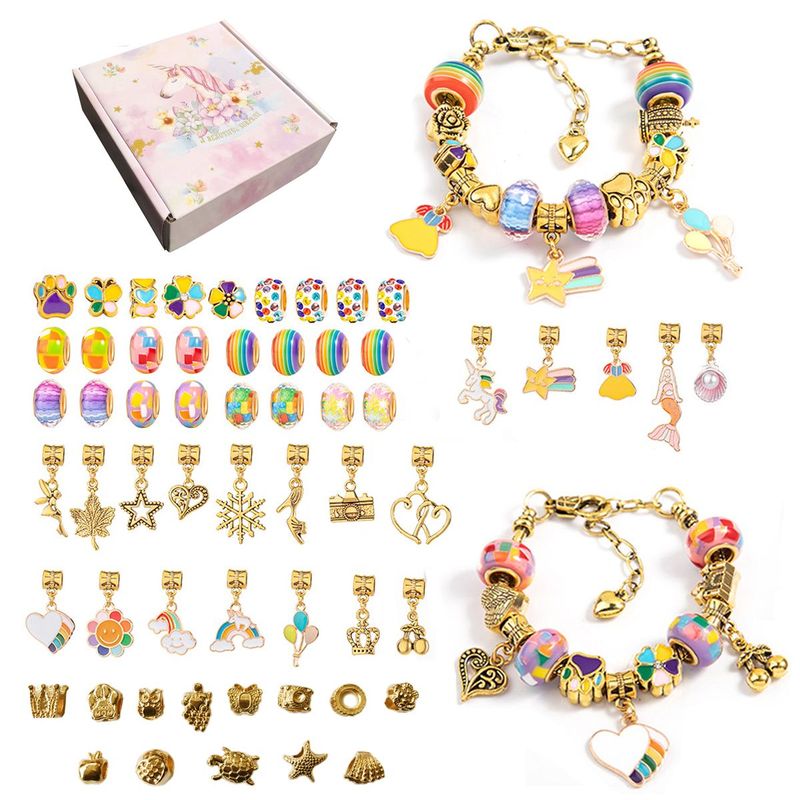 ENFANT'ASY - Kit Set Para Armar Pulseras Tipo Pandora Niñas Con Caja