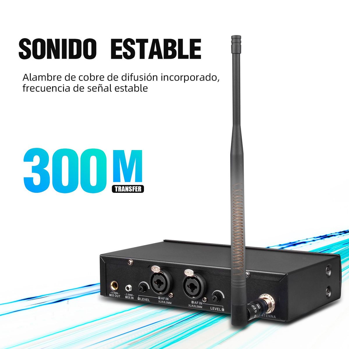 GENERICO - Sistema De Monitoreo Inalámbrico Debra  ER-102 Bluetooth 4 Receptores