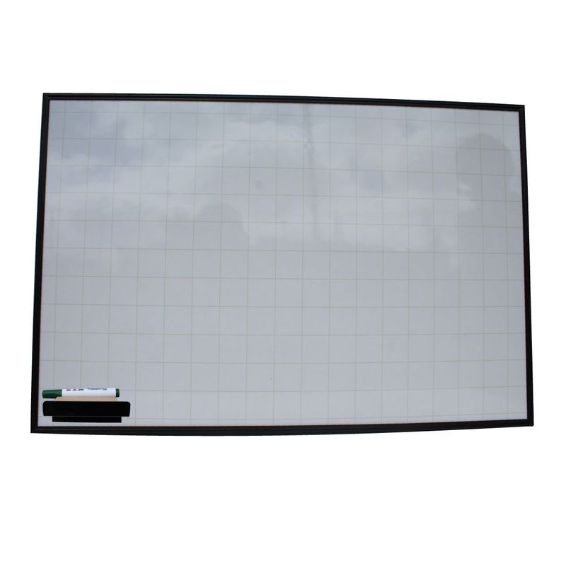 MAOS - Tablero Acrílico Borrable Cuadriculadoborrador 60cmx40cm