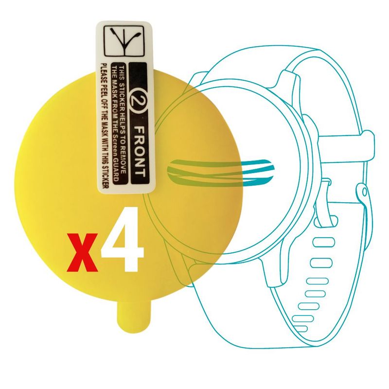 GENERICO - Protector TPU para Huawei Watch 4 46mm 4uds