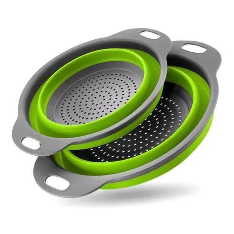 GENERICO - Bowl Colador y Escurridor Múltiple Usos Para Cocina X2 Unidades