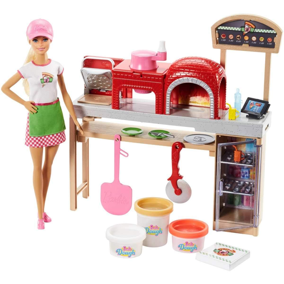 BARBIE - Barbie Chef Pizza Muñeca Y Playset