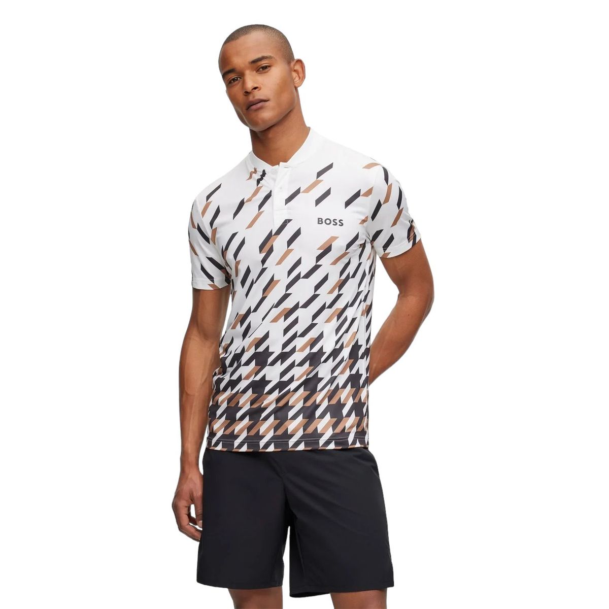 BOSS - Polo BOSS X Matteo Berrettini Slim Fit White