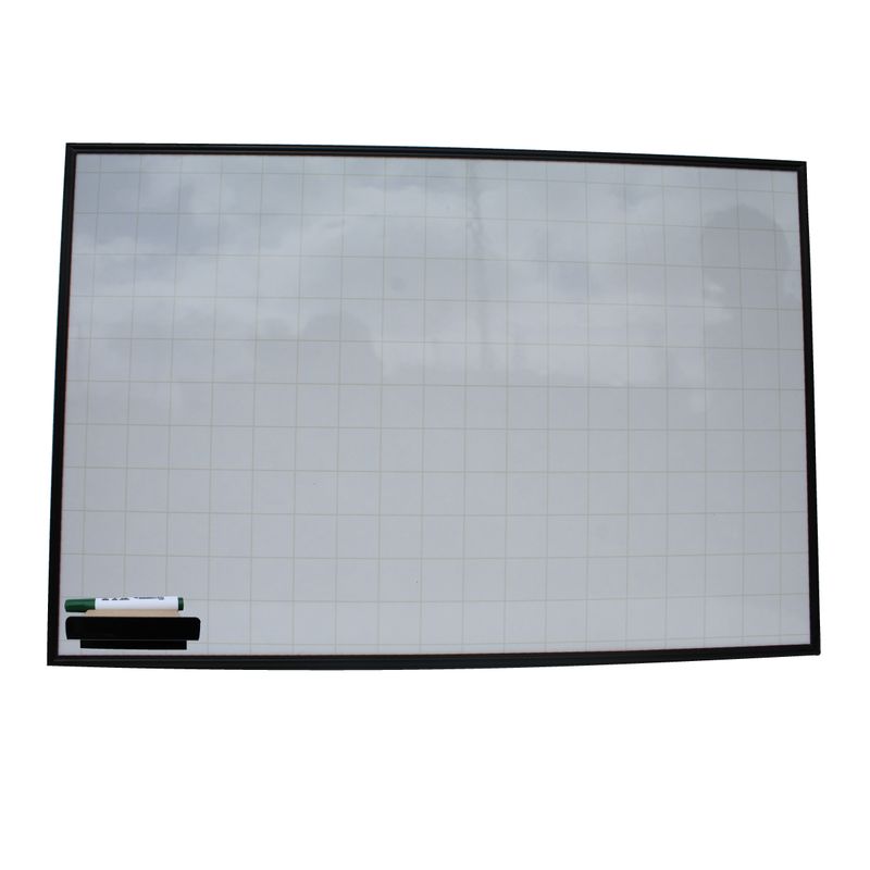 MAOS - Tablero Acrílico Borrable Cuadriculadoborrador 60cmx40cm