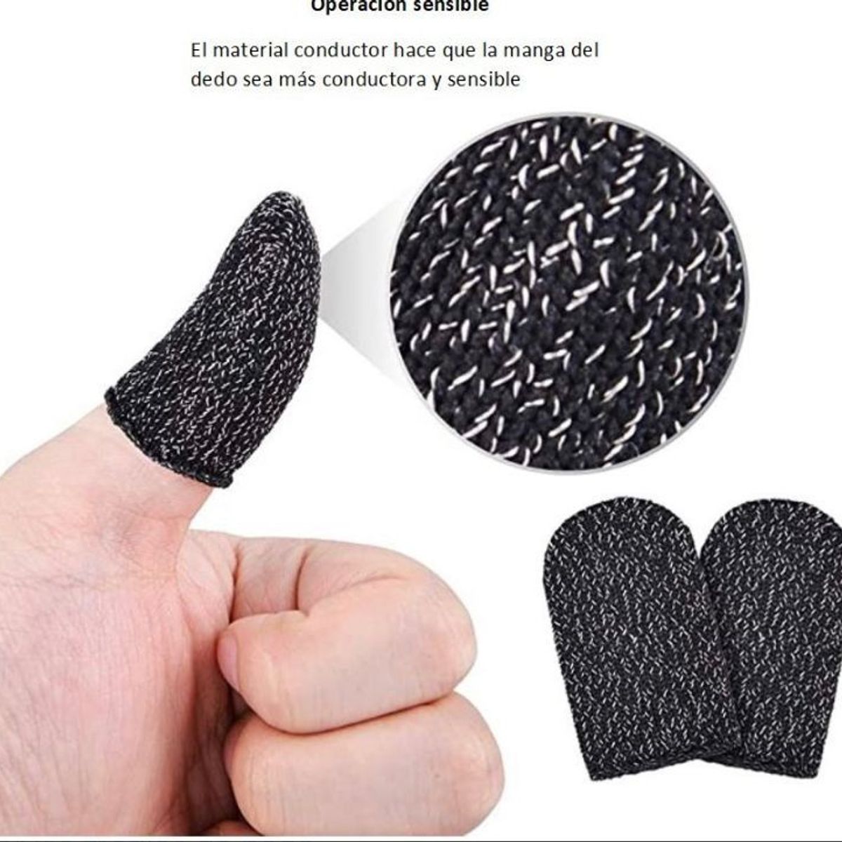 GENERICO - Un Par De Guantes Dedales o Fundas Para Dedos Gamer