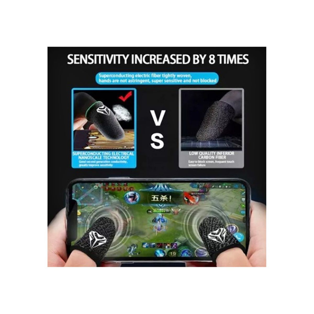 GENERICO - Guantes Fundas Para Dedos Gamer De Ultraduracion V2